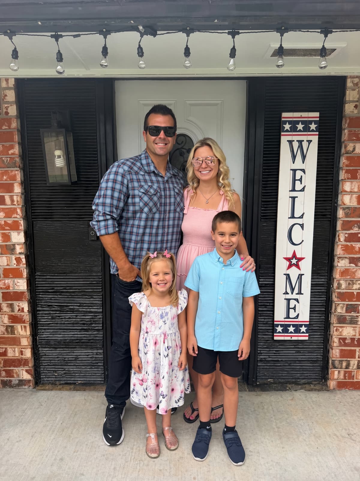 Tim Smoley and his family.